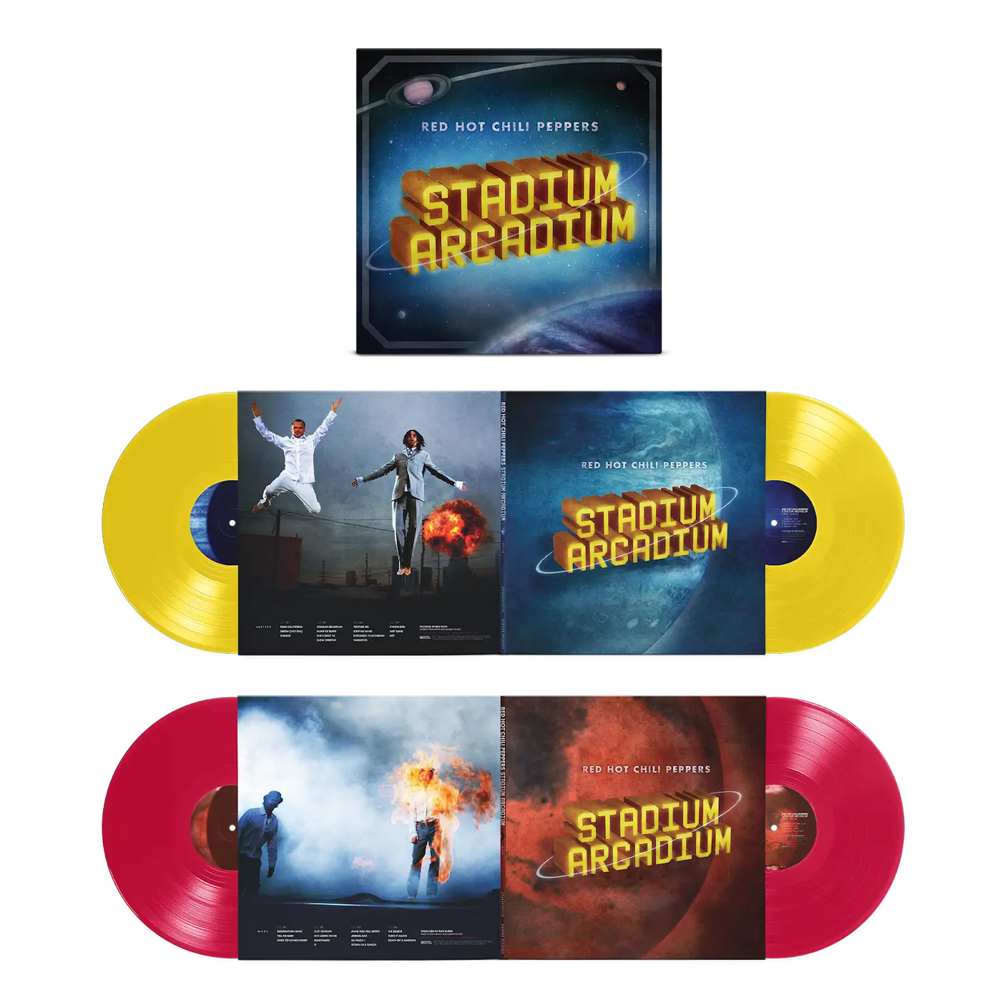 Stadium Arcadium: 20th Anniversary Limited Edition Canary Yellow & Apple Red 4LP