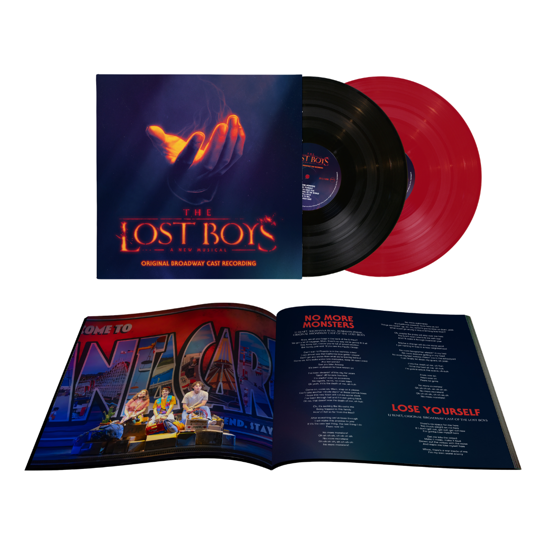 The Lost Boys (Original Broadway Cast Recording) (Black and Red Vinyl)