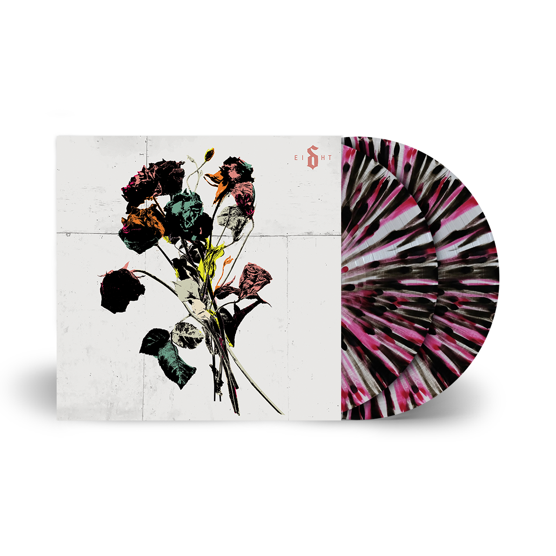 EI8HT - Pink/Black/White Splatter Vinyl (Webstore Exclusive)