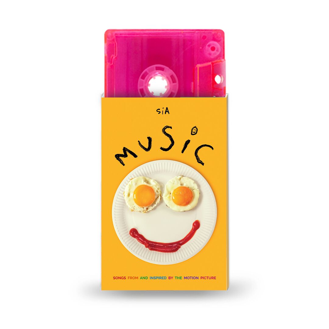 SIA MUSIC TRANSPARENT PINK CASSETTE