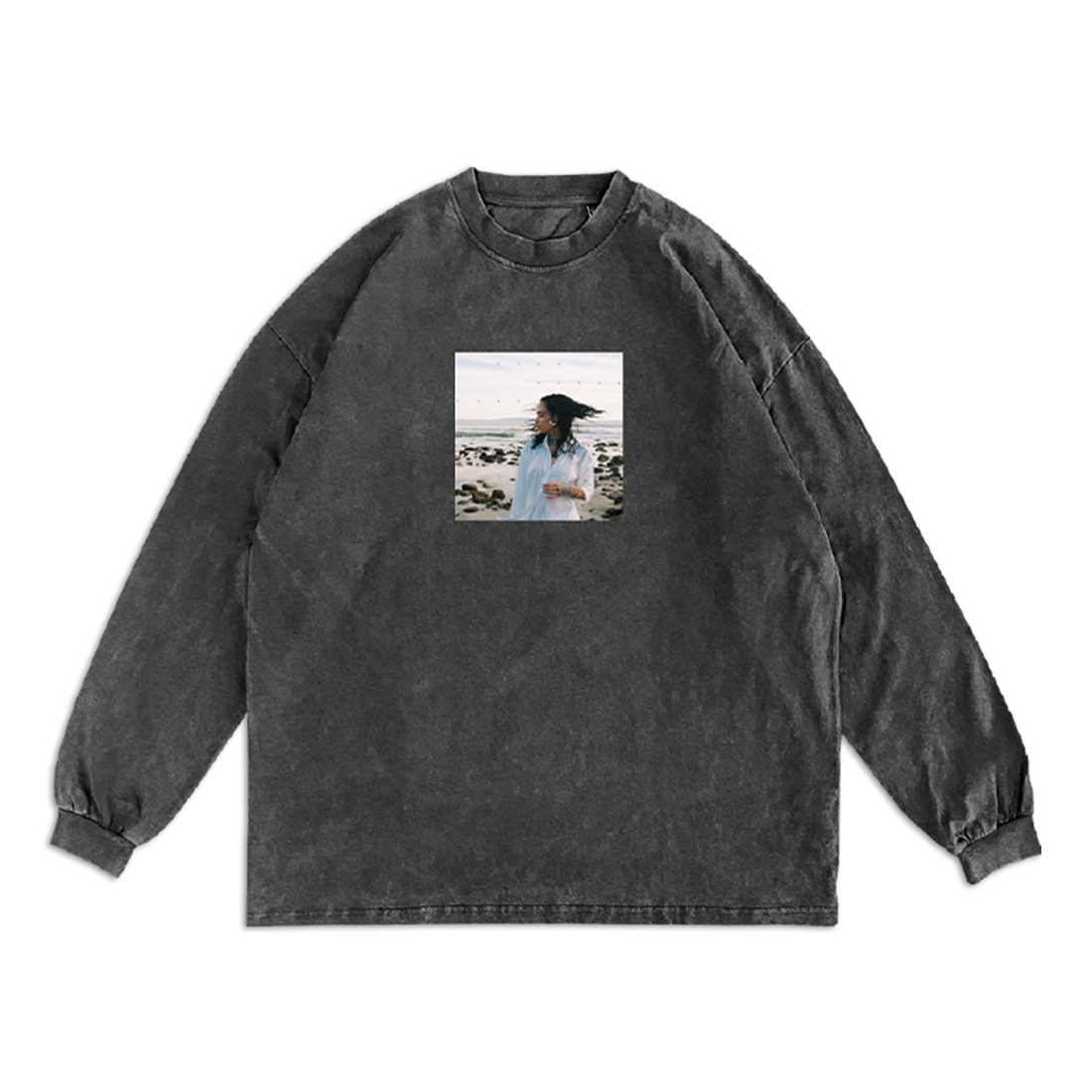 blue water road album art long sleeve tee