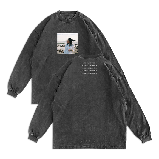 blue water road album art long sleeve tee