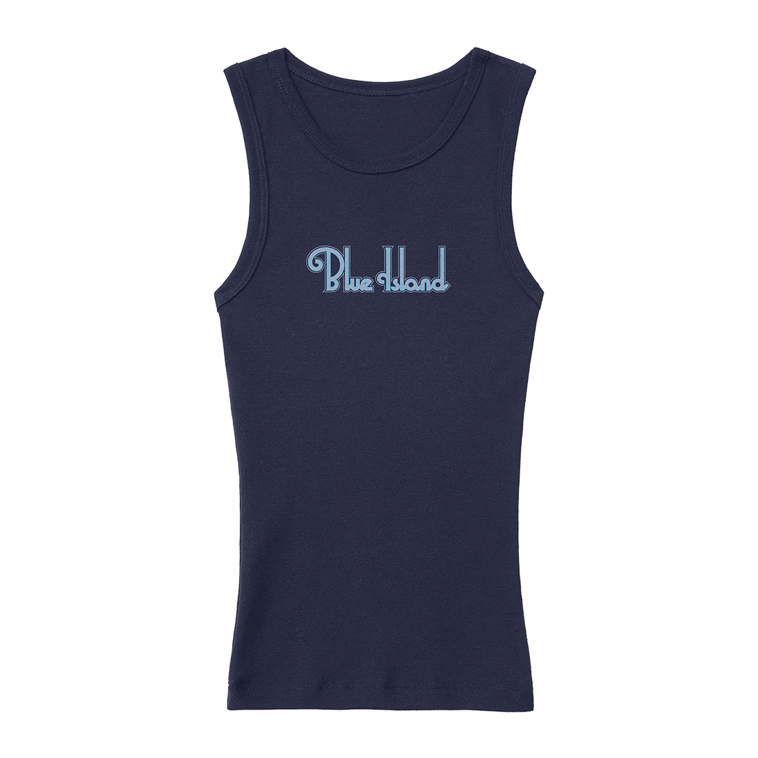 Blue Island - Translucent Milky Clear Vinyl & Blue Island Tank