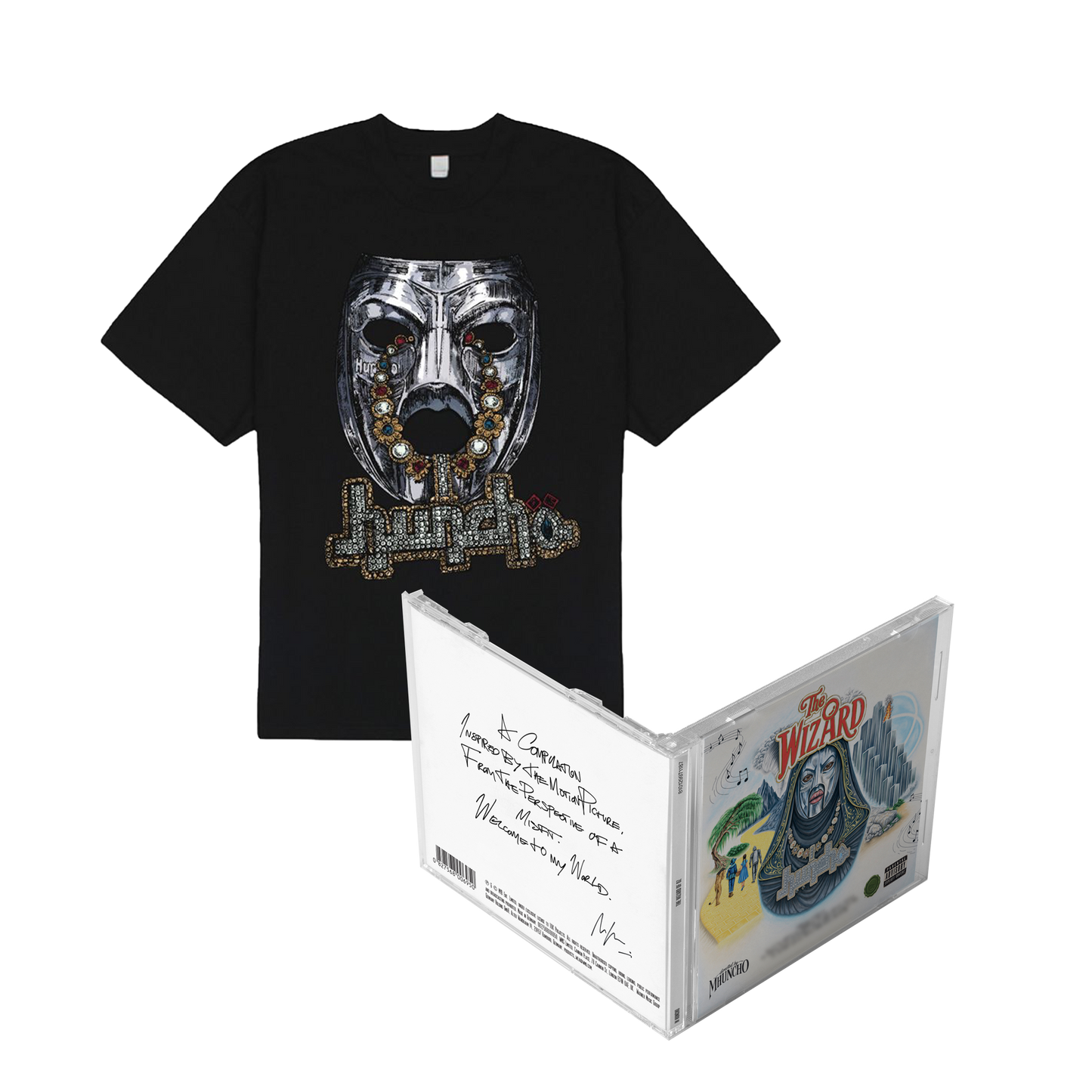 THE WIZARD - Standard CD & Black T-shirt Bundle
