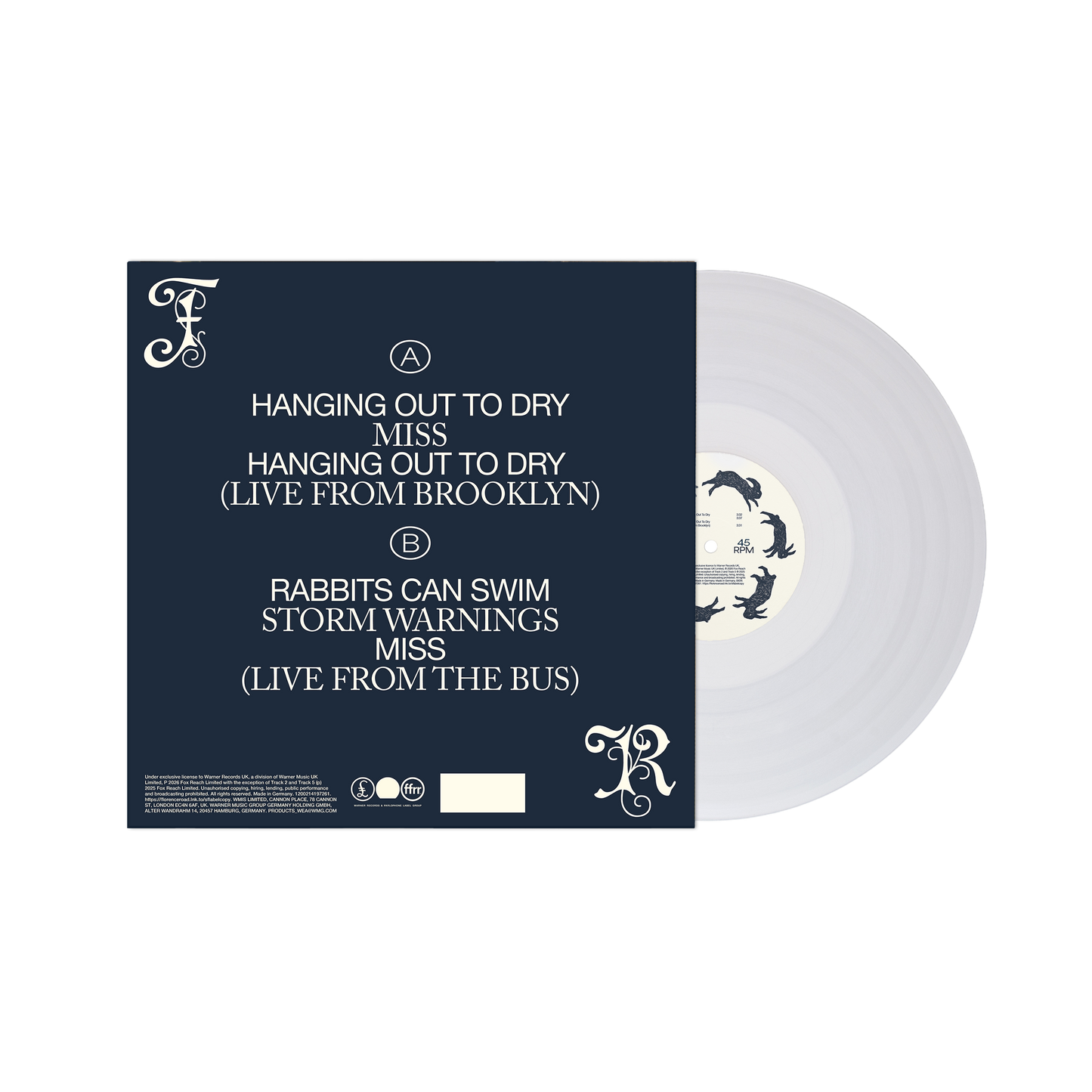 Spring Forward LP Transparent Vinyl