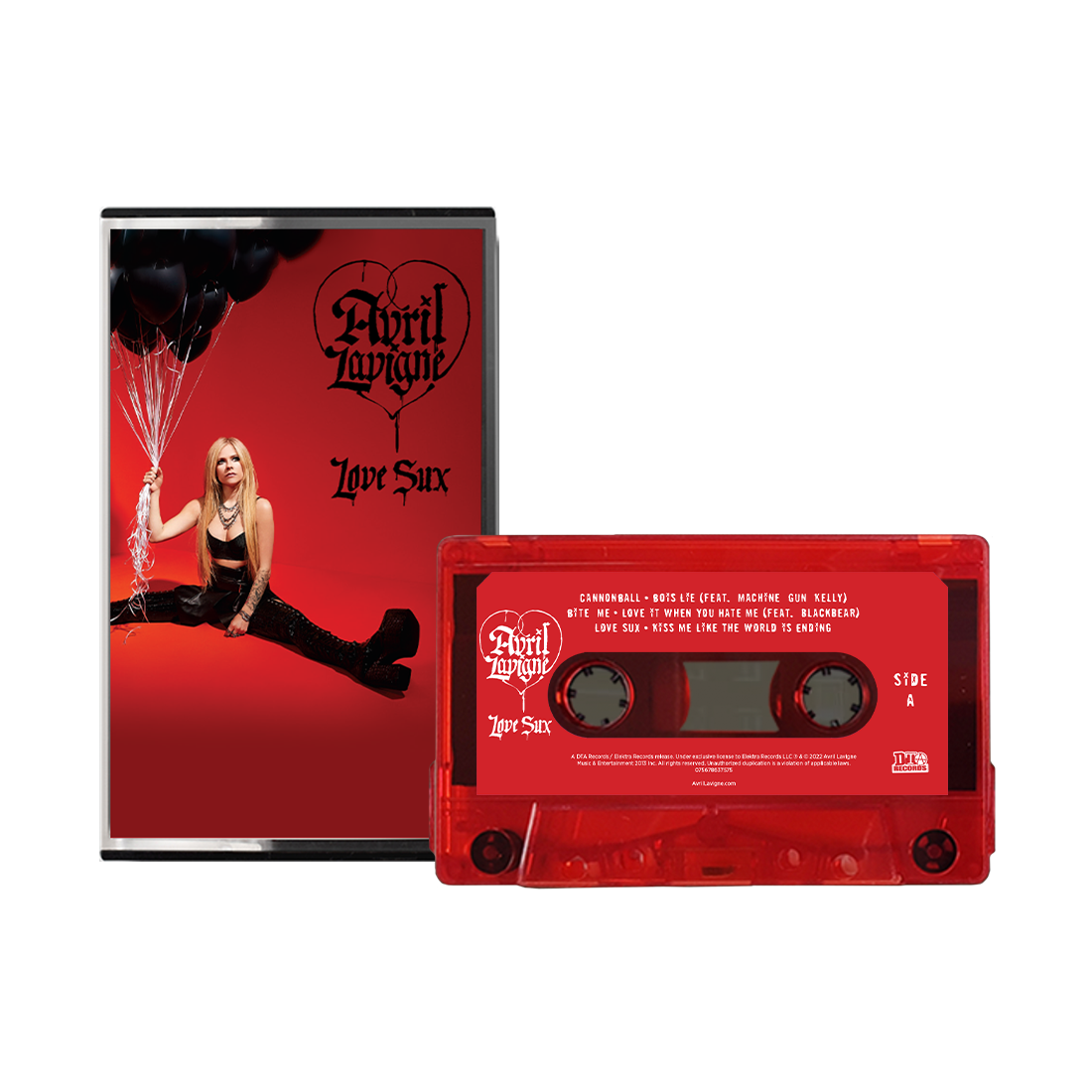 Love Sux Exclusive Transparent Red Cassette