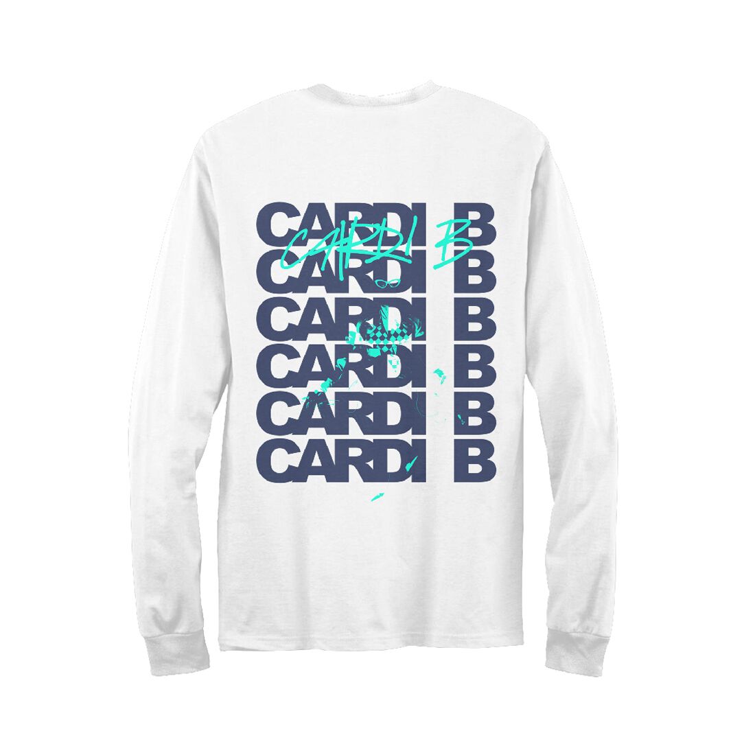 Contrast Cardi Longsleeve T-Shirt