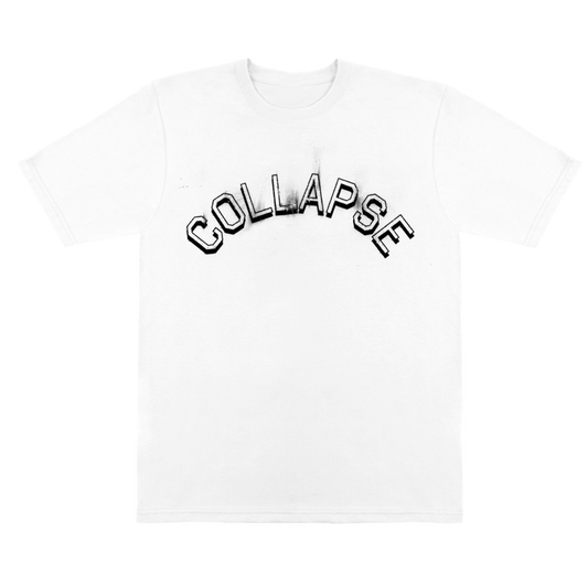Collapse White T-Shirt