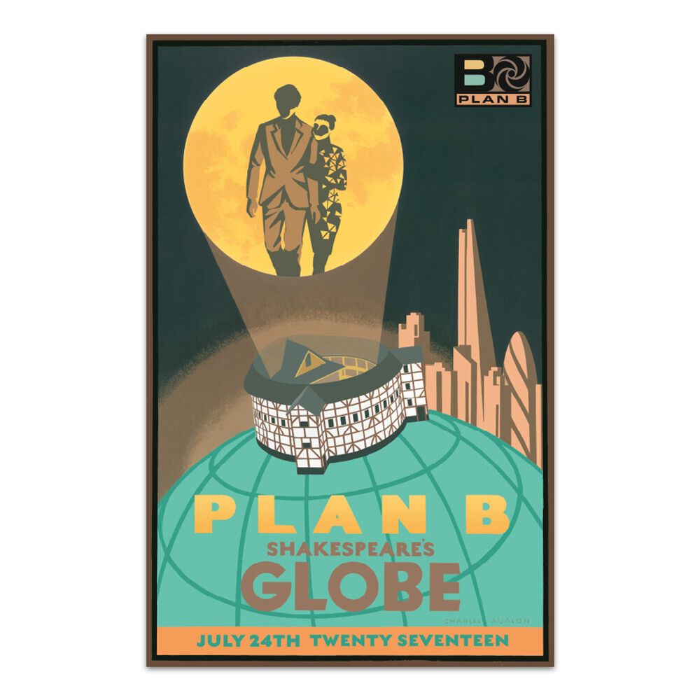 The Globe Event Screen Print