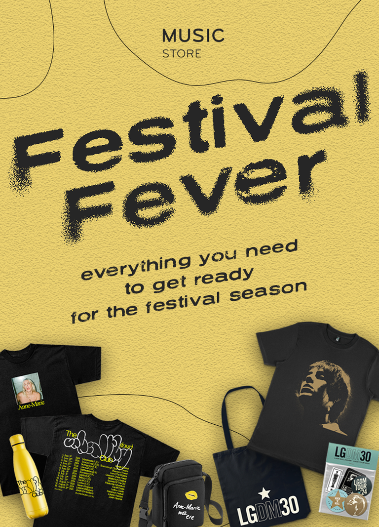 From vinyl to t-shirts, everything you need to get ready for the festival season