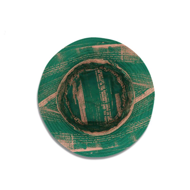 Reversible Lyric Bucket Hat Green