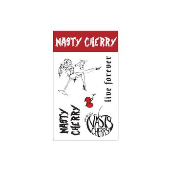 Nasty Cherry Temporary Tattoo Set