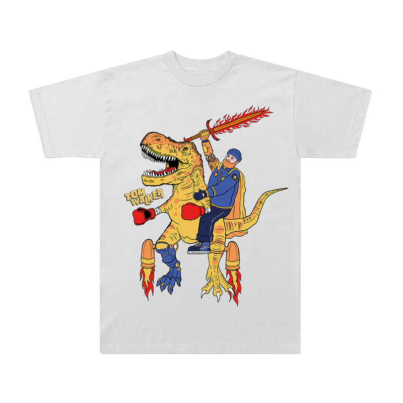 Dino Tom T-Shirt - White
