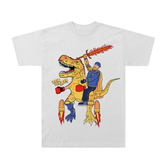Dino Tom T-Shirt - White