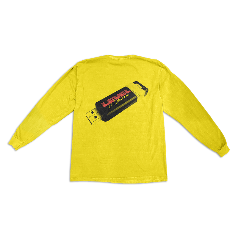 Yellow Tech Long Sleeve T-Shirt
