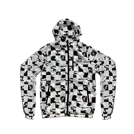 RKID Check Reversible Windbreaker Black/White