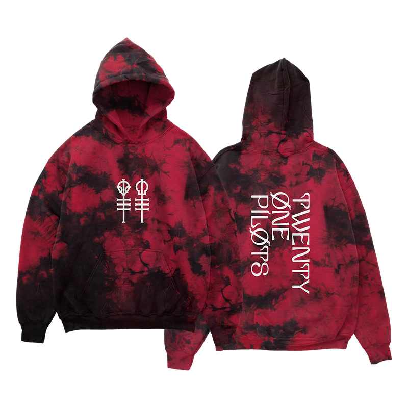 Keys Red Wash Hoodie (M)
