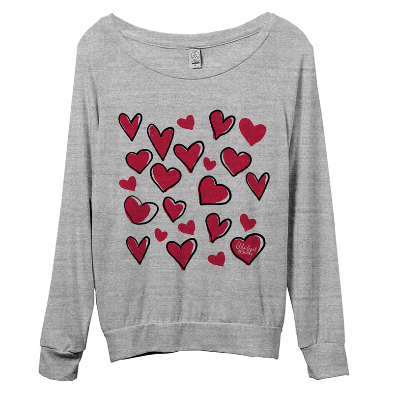 Floating Hearts Pullover