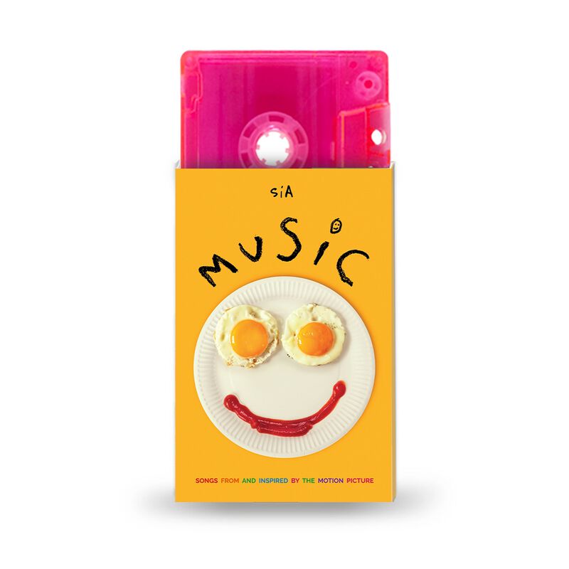 SIA MUSIC TRANSPARENT PINK CASSETTE