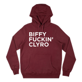 Biffy Fuckin’ Clyro Hoodie Burgundy