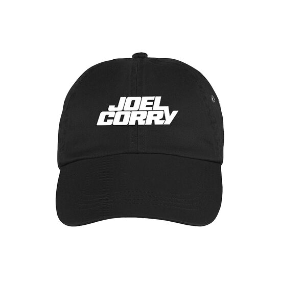 Embroidered Block Logo Cap Black