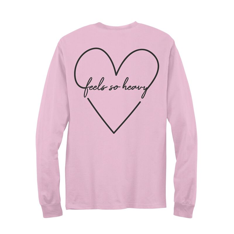 Feels So Heavy Pink Long Sleeve