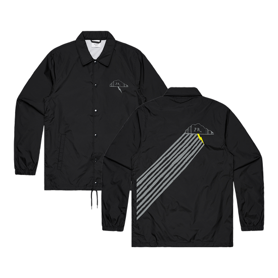 Sing The Greys Lightning Bolt Coach Jacket Black