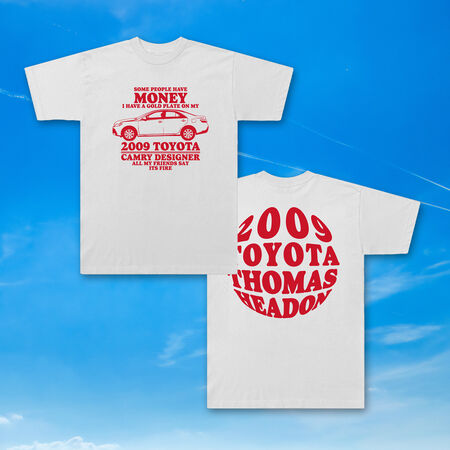 2009 Toyota Car T-Shirt White