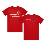 World in Motion Red T-Shirt