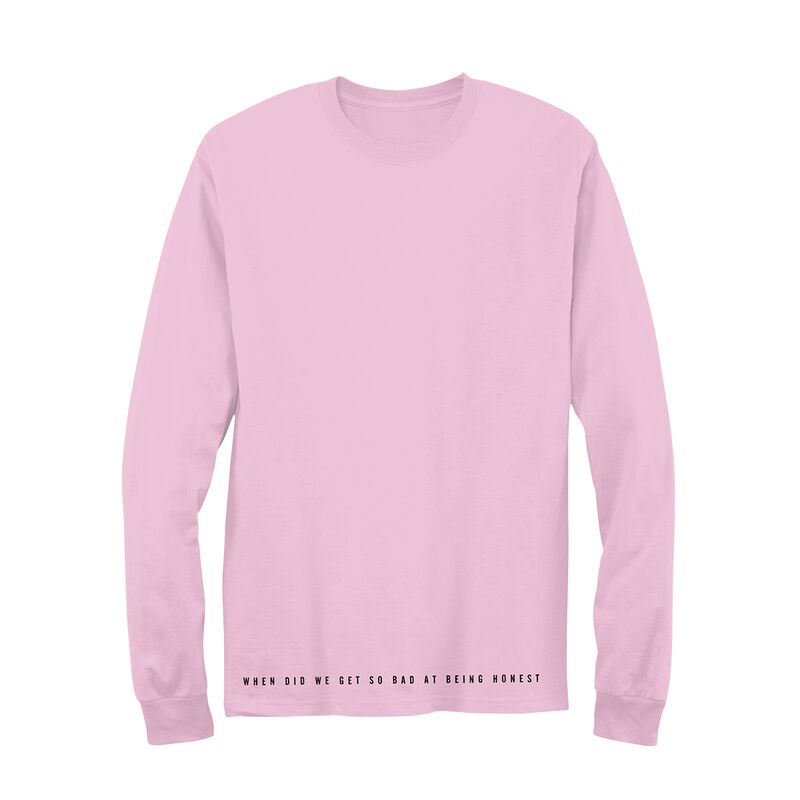 Feels So Heavy Pink Long Sleeve