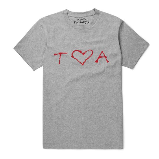 Grey TA Red Heart T-Shirt