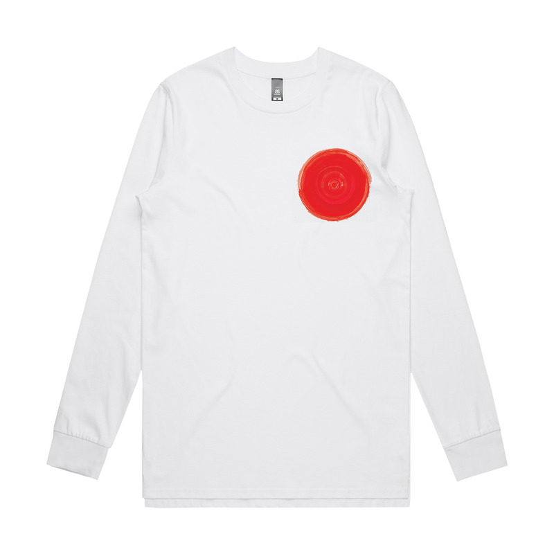 Red Circle Collage Long Sleeve