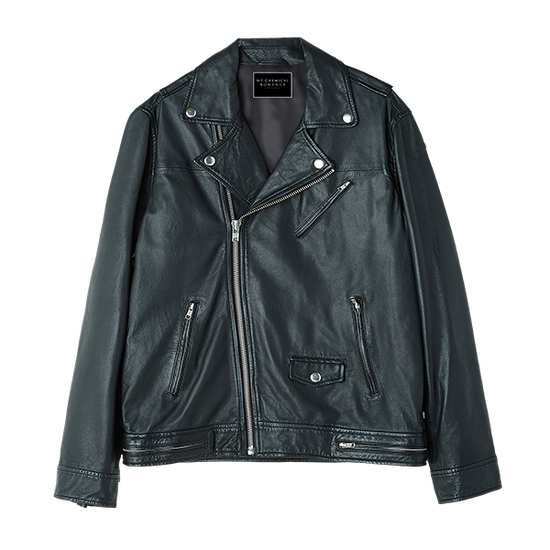 NJ Cross Leather Motorcycle Jacket