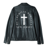 NJ Cross Leather Motorcycle Jacket