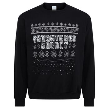 Frightened Rabbit Christmas Black Sweatshirt