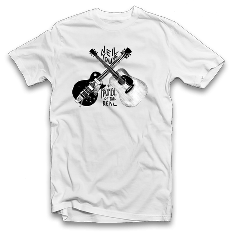Guitar White T-Shirt