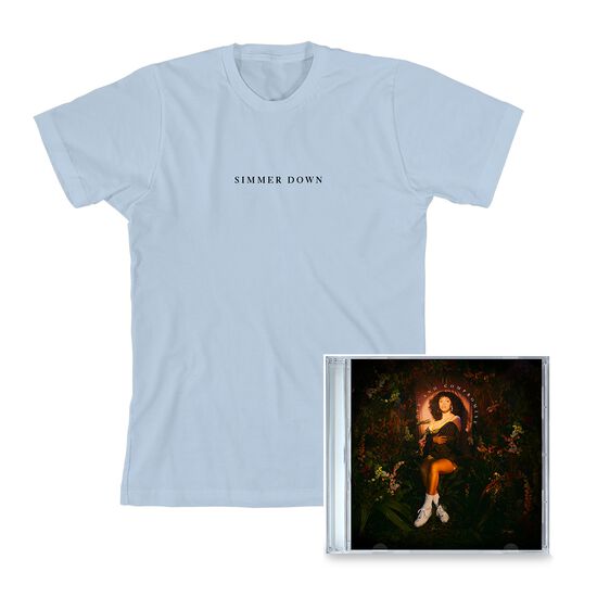 LOVE AND COMPROMISE CD AND SIMMER DOWN T-SHIRT