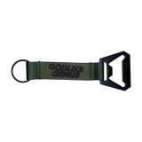 Godlike Genius Bottle Opener Keyring Green