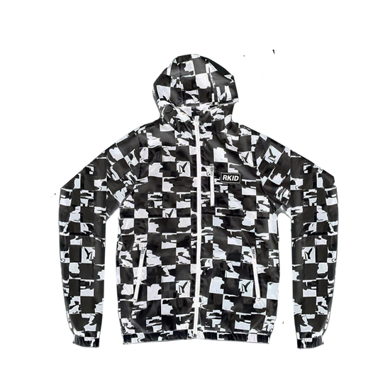 RKID Check Reversible Windbreaker Black/White