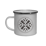 Snowflake Enamel Mug