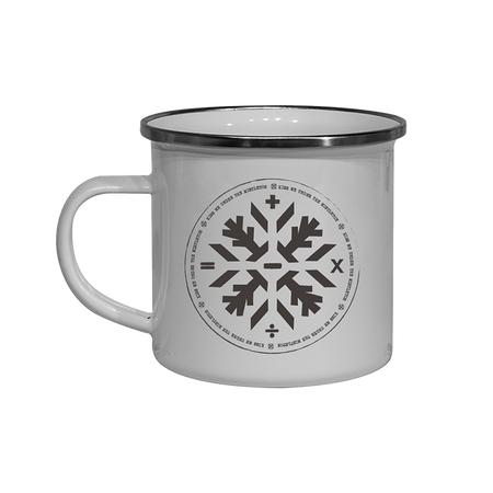 Snowflake Enamel Mug