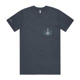 Winter of Mixed Drinks Anniversary Pocket T-Shirt Blue