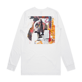 Red Circle Collage Long Sleeve
