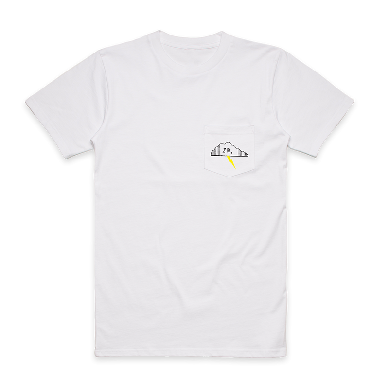 Sing The Greys Lightning Bolt Pocket T-shirt White