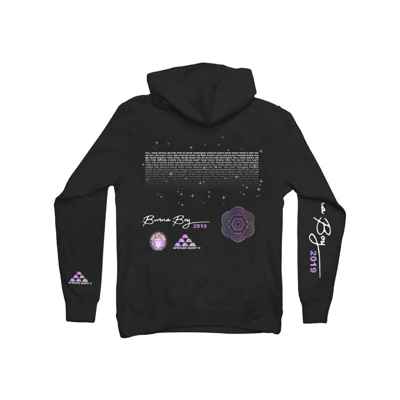 Black Foil Hoodie