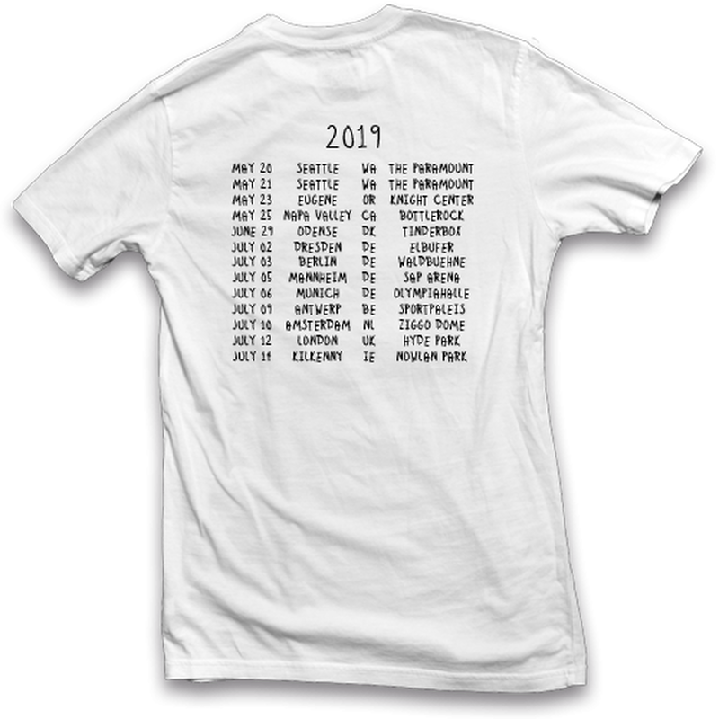 Guitar White T-Shirt