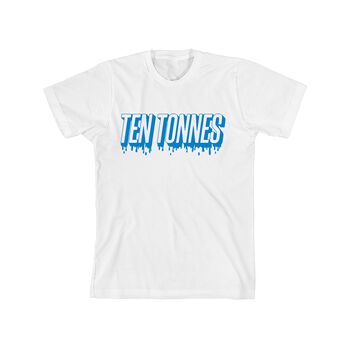 Ten Tonnes Blue Melting Logo T-shirt