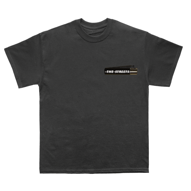Lighter Pocket Print Black T-Shirt