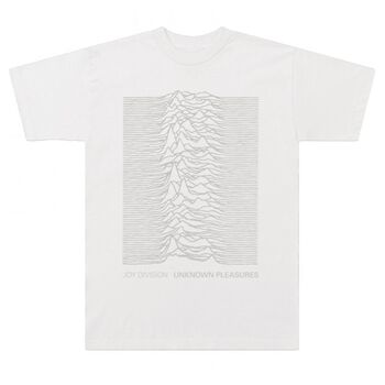 Unknown Pleasures White T-Shirt