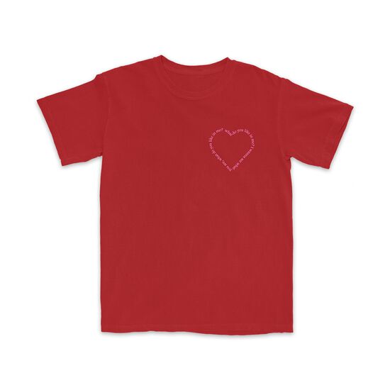 Heart Pocket Red T-Shirt